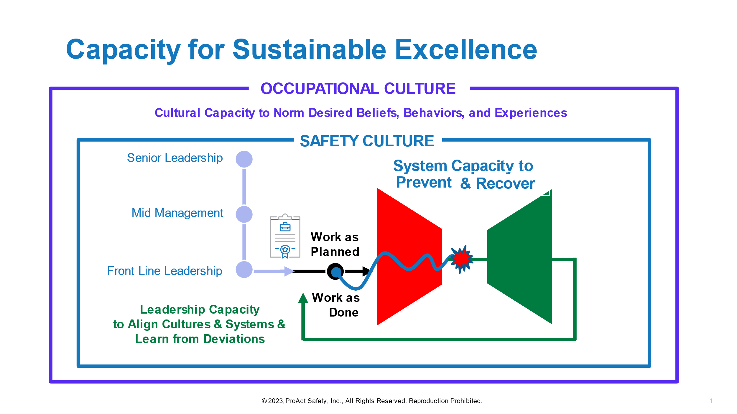 Figure: Capacity for Sustainable Excellence diagram