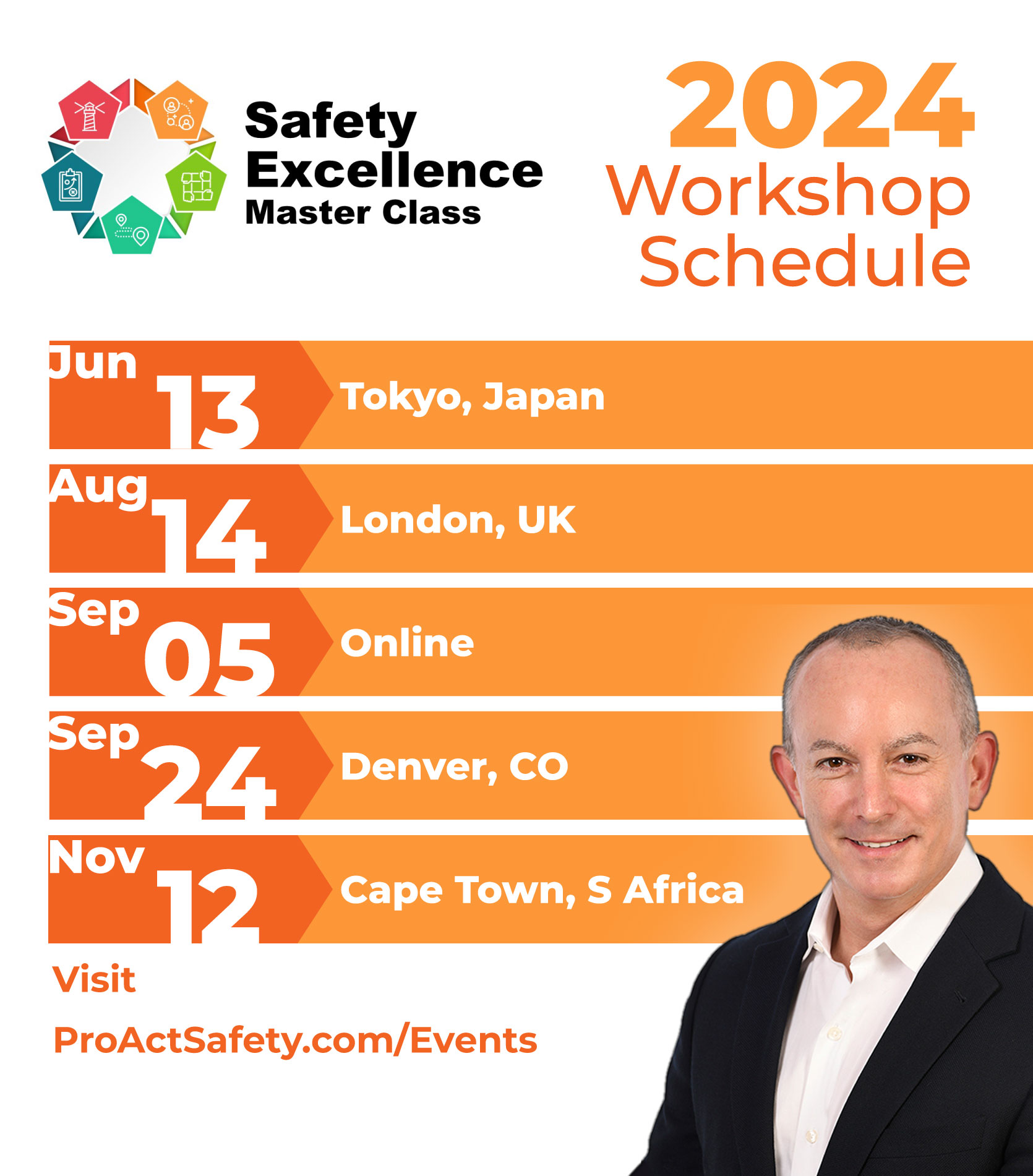Safety Excellence Masterclass Schedule