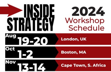 Inside Strategy Workshop Schedule