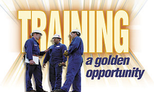 Training, a golden opportunity